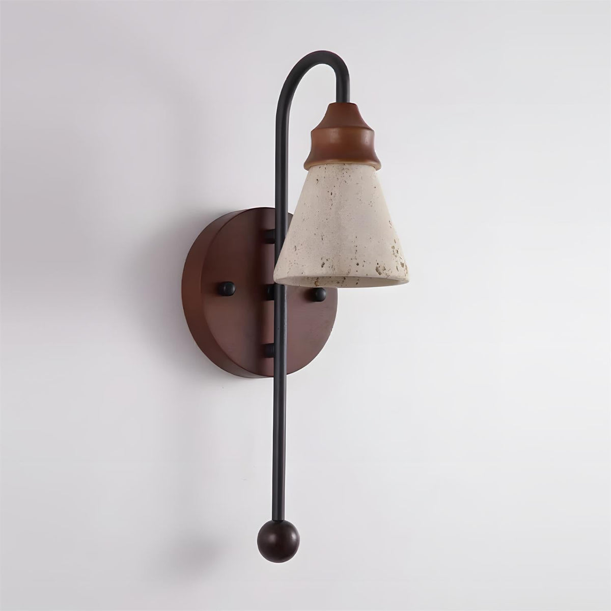 Beacon Travertine Wall Lamp — product view 3
