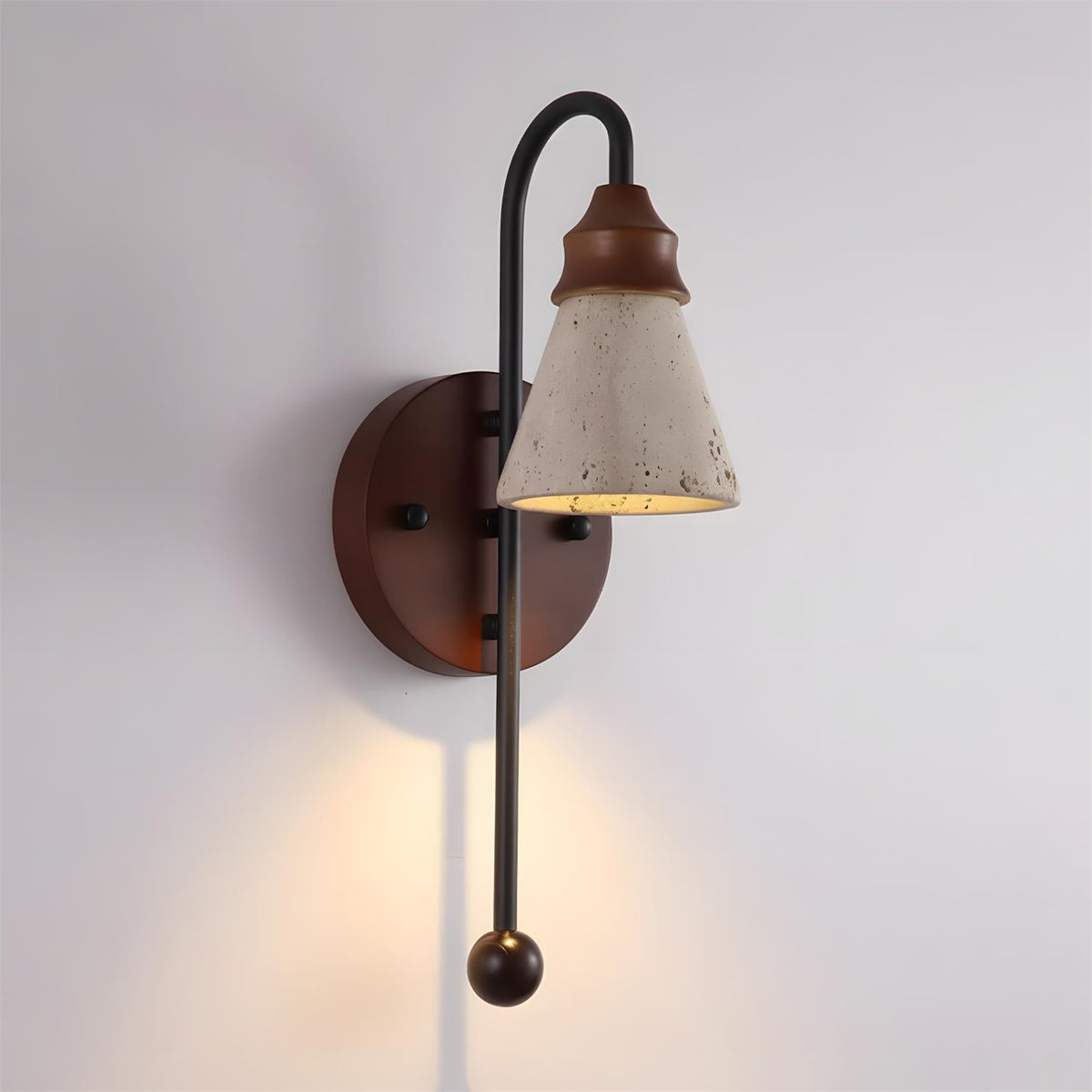 Beacon Travertine Wall Lamp — product view 5