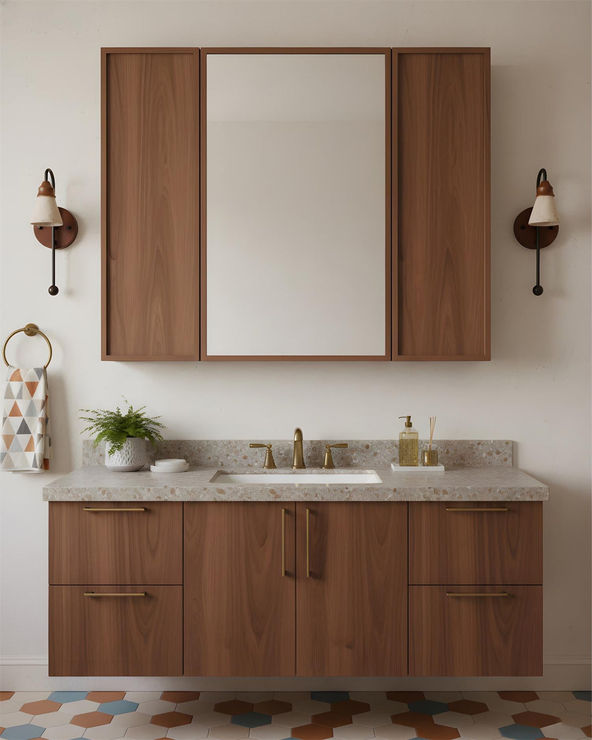 Beacon Travertine Wall Lamp — product view 13