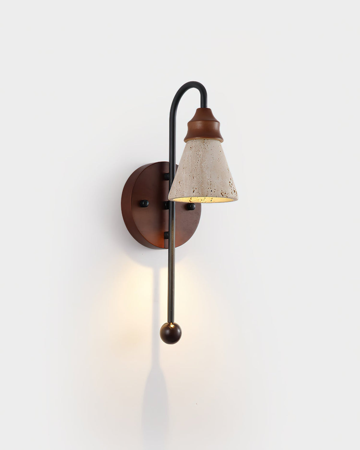 Beacon Travertine Wall Lamp — product view 17
