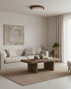 Cantera Ring Travertine Ceiling Lamp — product view 7