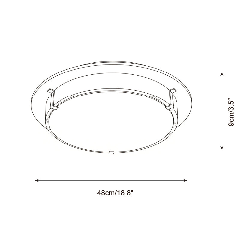 Cantera Ring Travertine Ceiling Lamp — product detail 15