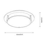 Cantera Ring Travertine Ceiling Lamp — product detail 16