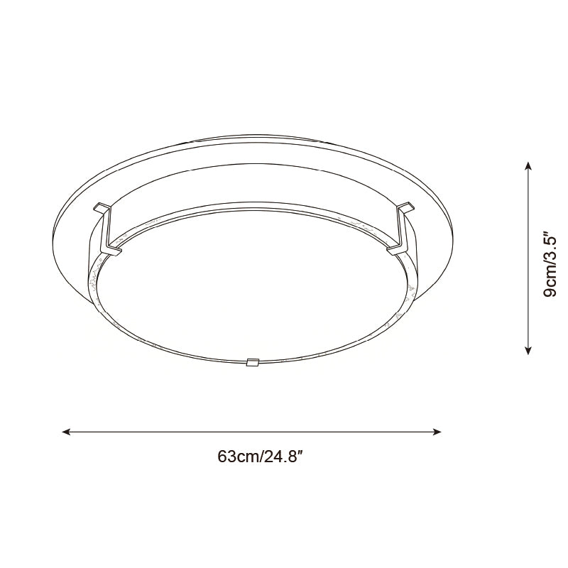 Cantera Ring Travertine Ceiling Lamp — product detail 16