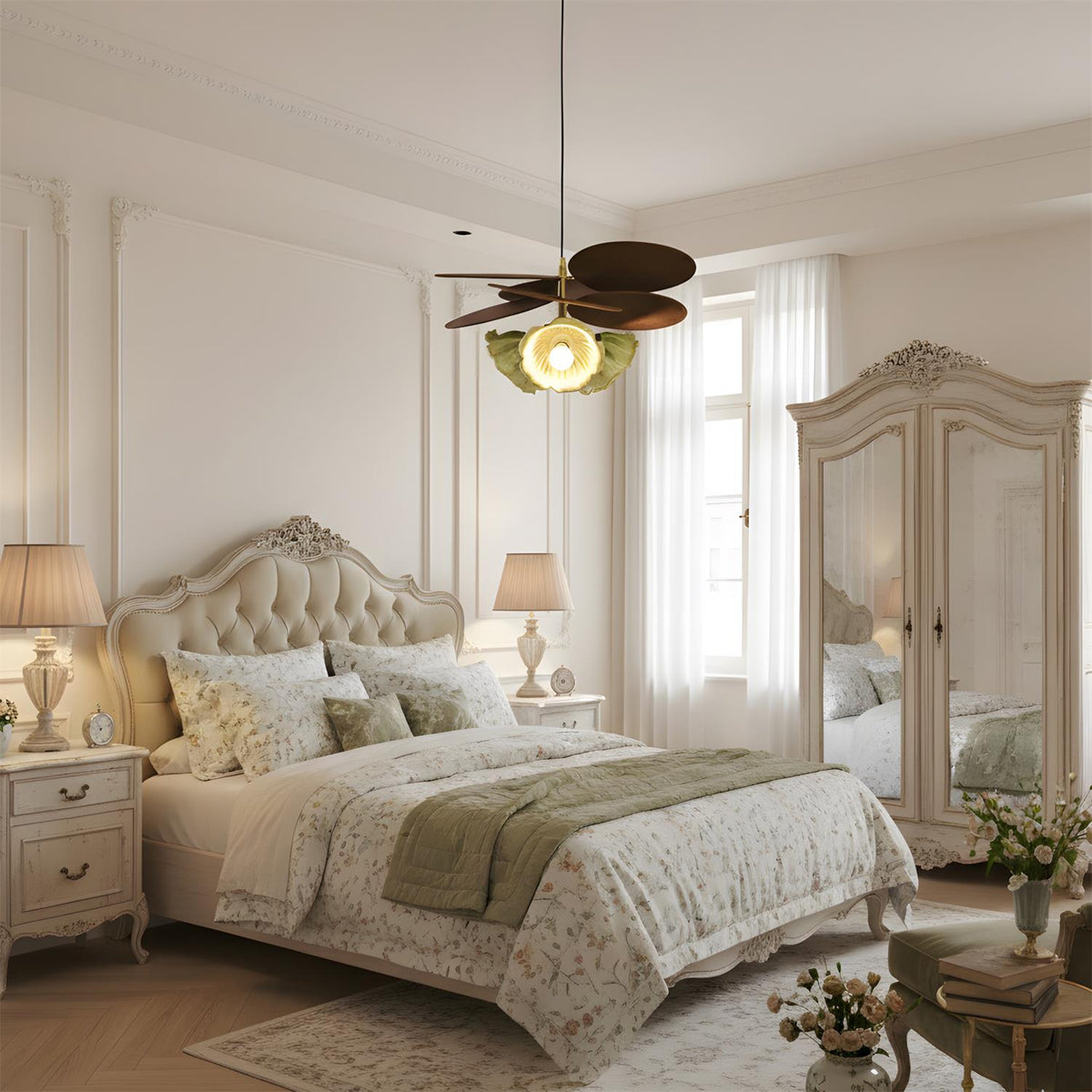 Magnolia Crown Metal Pendant Lamp — product view 3