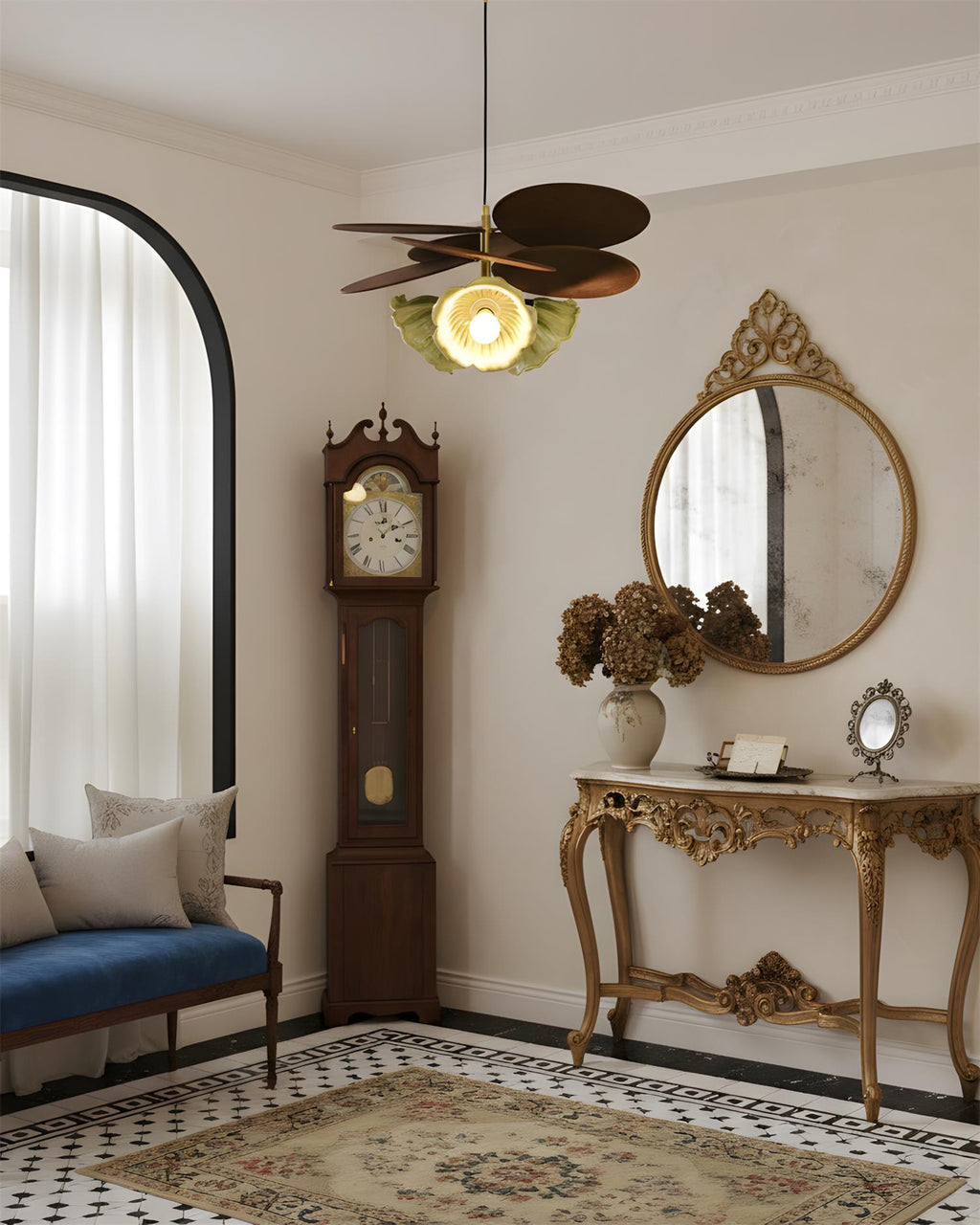 Magnolia Crown Metal Pendant Lamp — product view 6