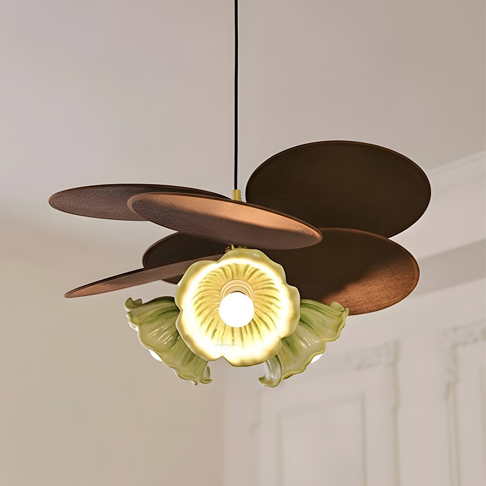 Magnolia Crown Metal Pendant Lamp — product view 13