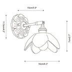 Nacre Petal Glass Wall Lamp — product view 5