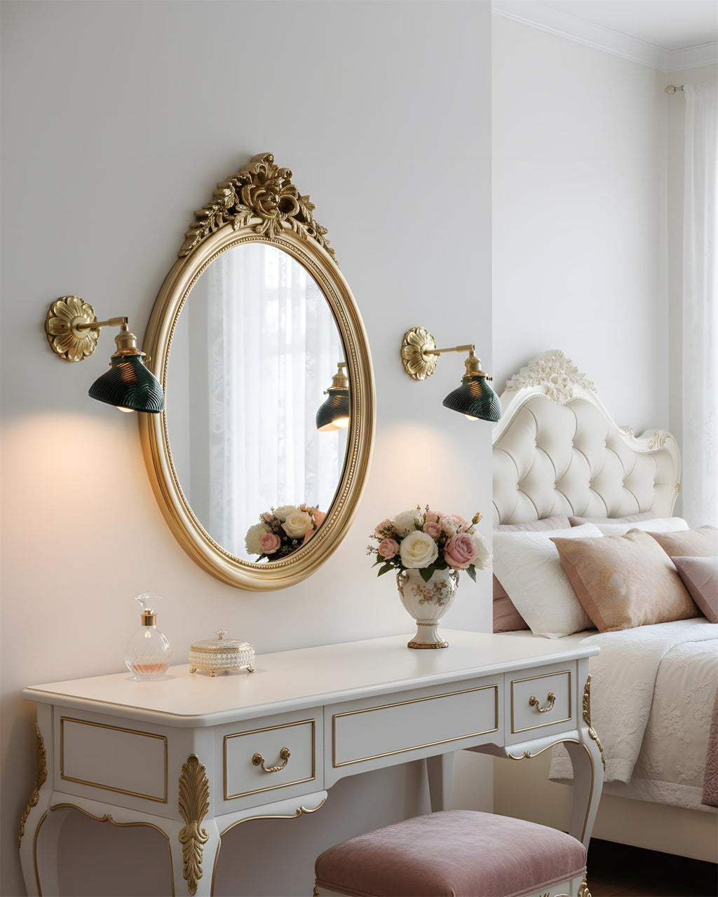 Nacre Petal Glass Wall Lamp — product view 12
