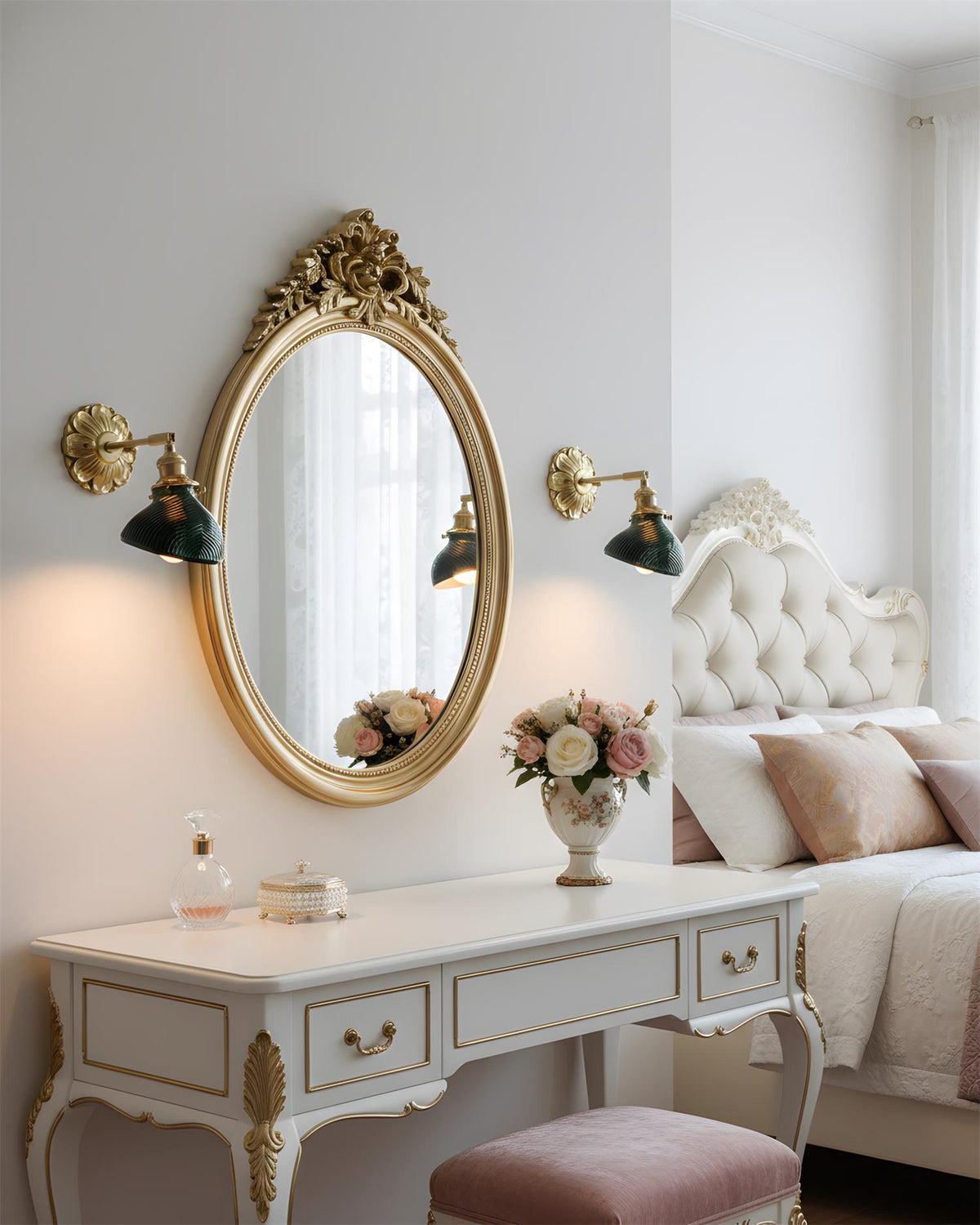 Nacre Petal Glass Wall Lamp — product view 12