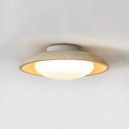Zen Glow Travertine Ceiling Lamp — product view 2