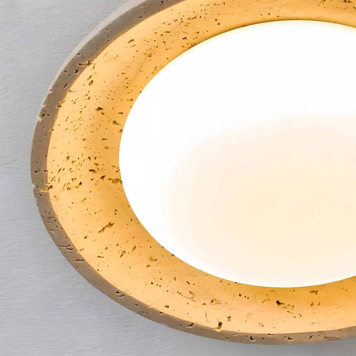 Zen Glow Travertine Ceiling Lamp — product view 14