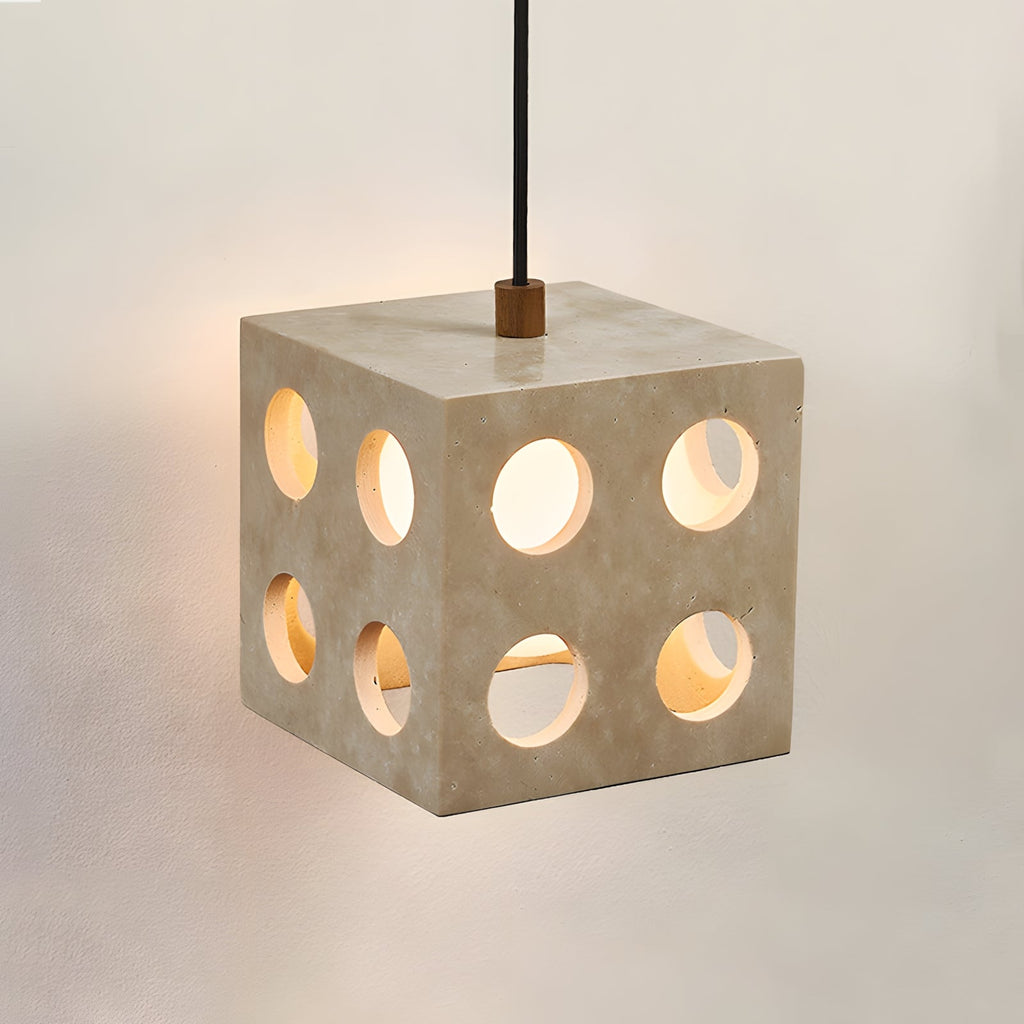 Hexa Travertine Pendant Lamp — product view 11