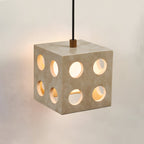 Hexa Travertine Pendant Lamp — product view 11
