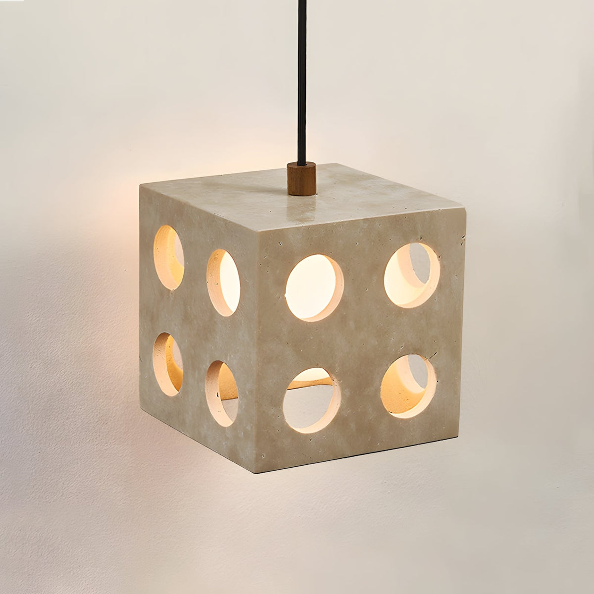 Hexa Travertine Pendant Lamp — product view 11