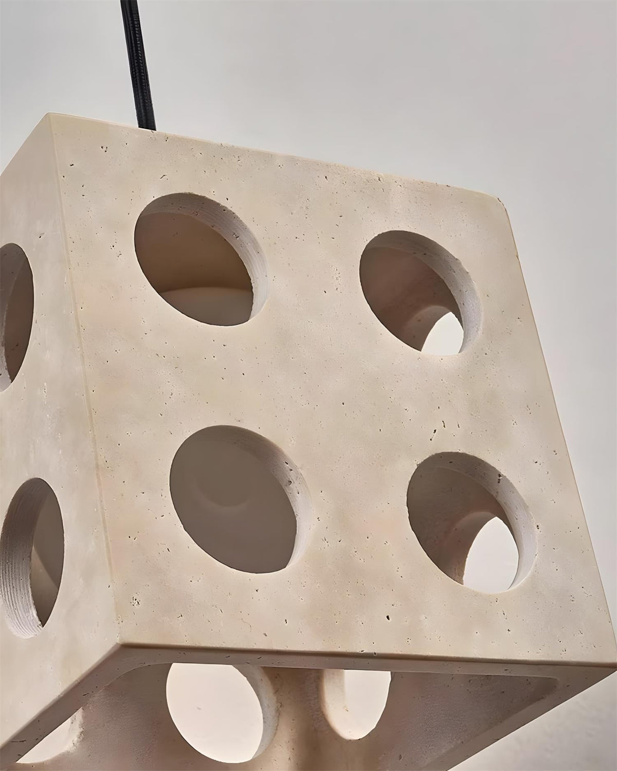 Hexa Travertine Pendant Lamp — product view 12