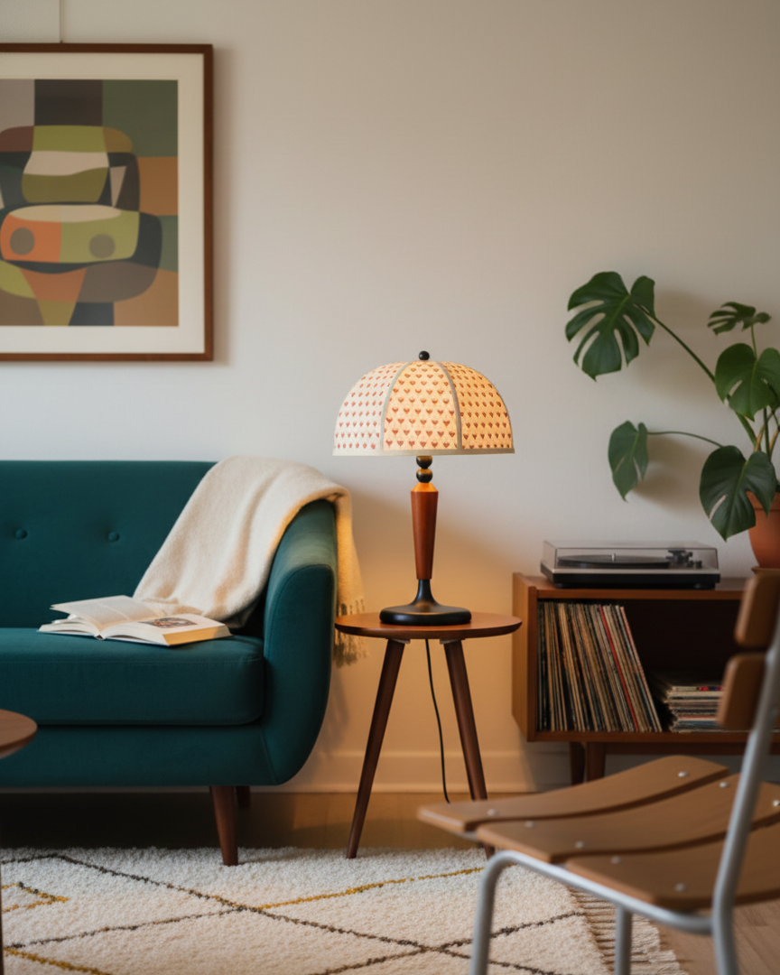 Lily Dome Wood Table Lamp — product view 11