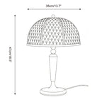 Lily Dome Wood Table Lamp — product detail 12