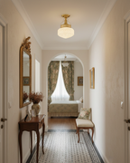 Gilded Prism Glass Ceiling Lamp — product view 5