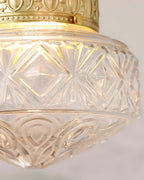 Gilded Prism Glass Ceiling Lamp — product view 9