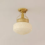 Gilded Prism Glass Ceiling Lamp — product view 10
