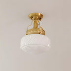 Gilded Prism Glass Ceiling Lamp — product view 11