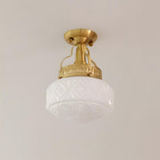 Brass & White