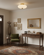 Serene Globe Glass Ceiling Lamp — product view 6