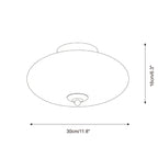 Serene Globe Glass Ceiling Lamp — product detail 14