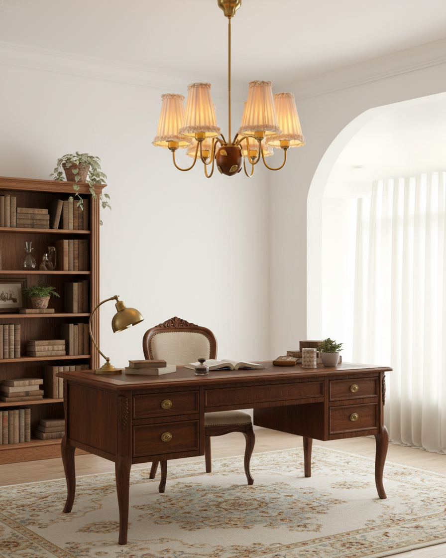 Brunel Grove Wood Chandelier — product view 7