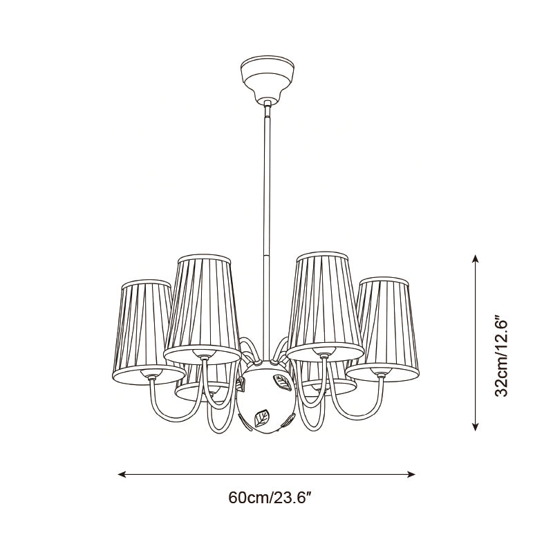 Brunel Grove Wood Chandelier — product detail 16