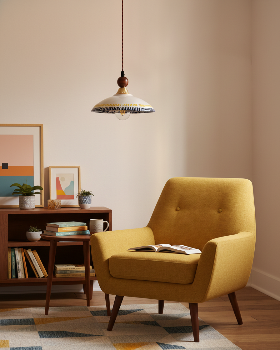 Avelin Wood Pendant Lamp — product view 3