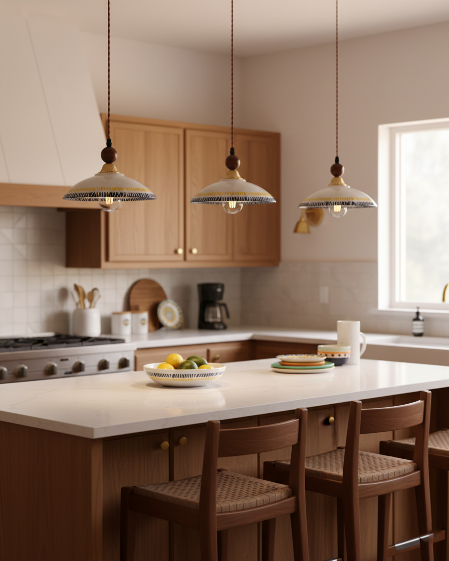 Avelin Wood Pendant Lamp — product view 5