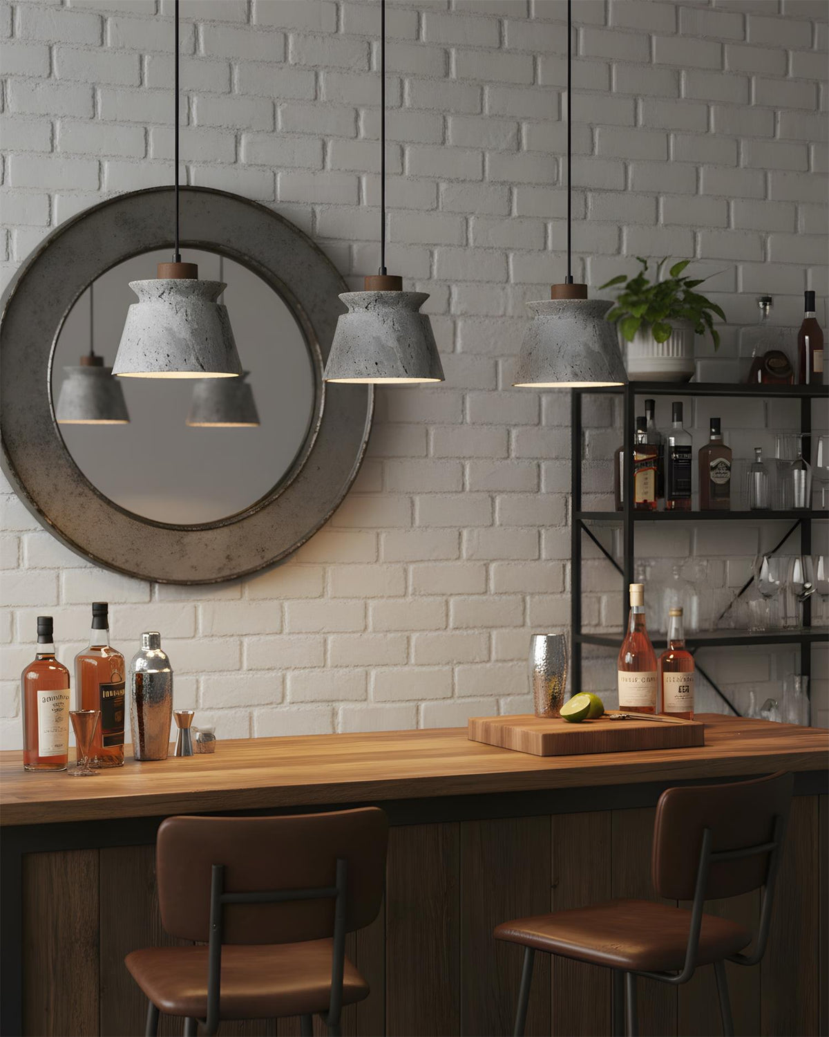 Karvo Travertine Pendant Lamp — product view 6