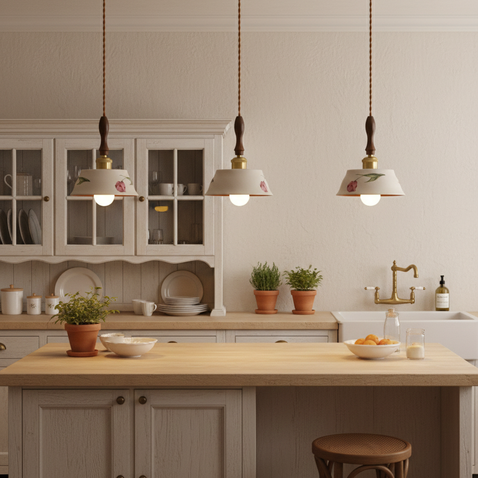 Alouette Wood Pendant Lamp — product view 2