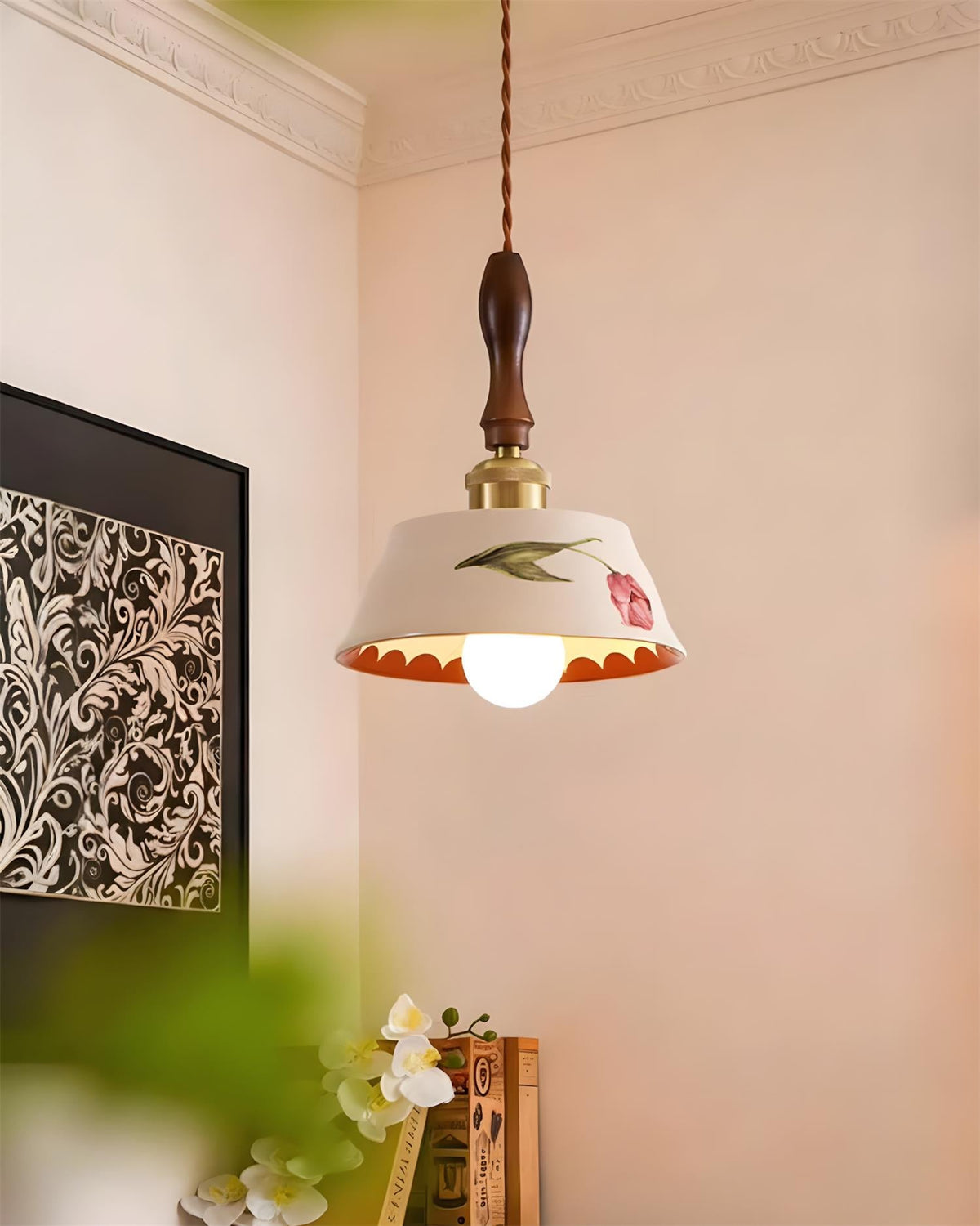 Alouette Wood Pendant Lamp — product view 6