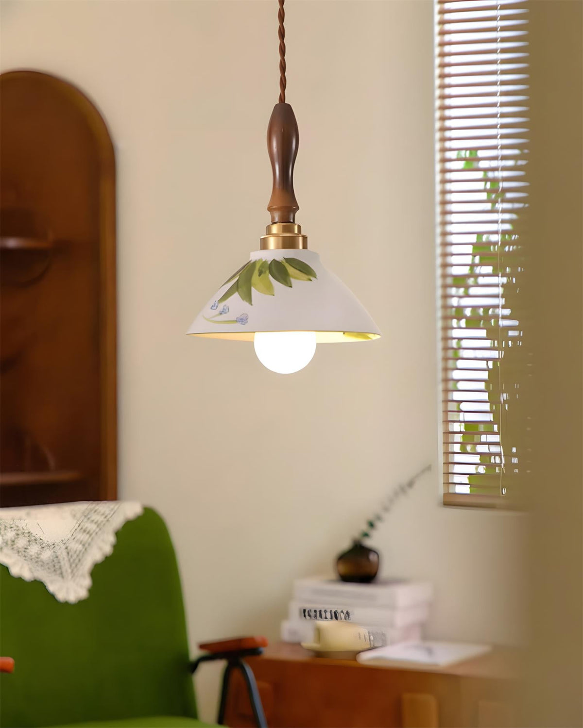 Alouette Wood Pendant Lamp — product view 8