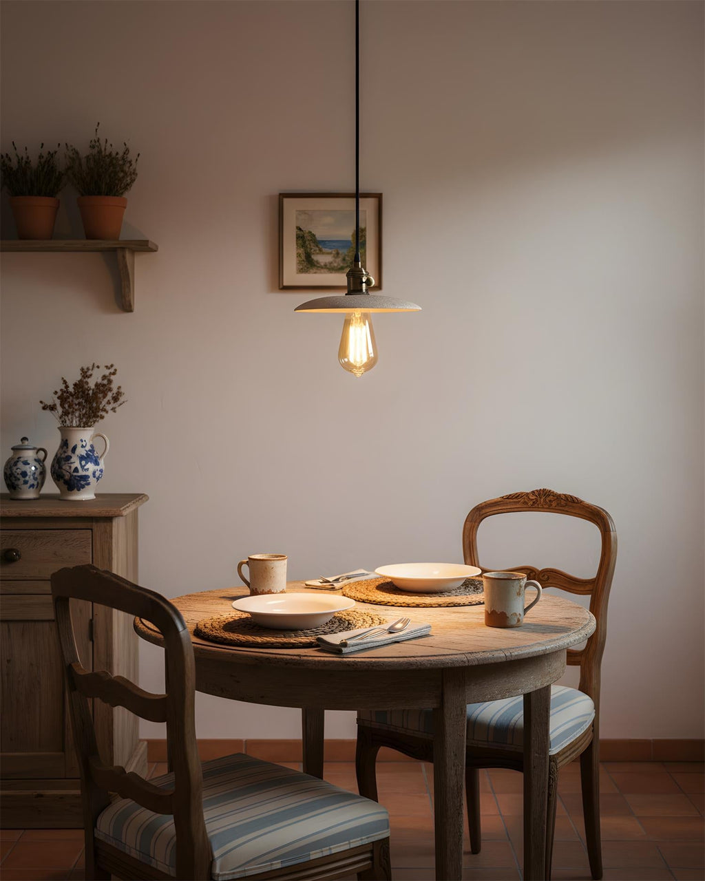 Kilne Travertine Pendant Lamp — product view 3