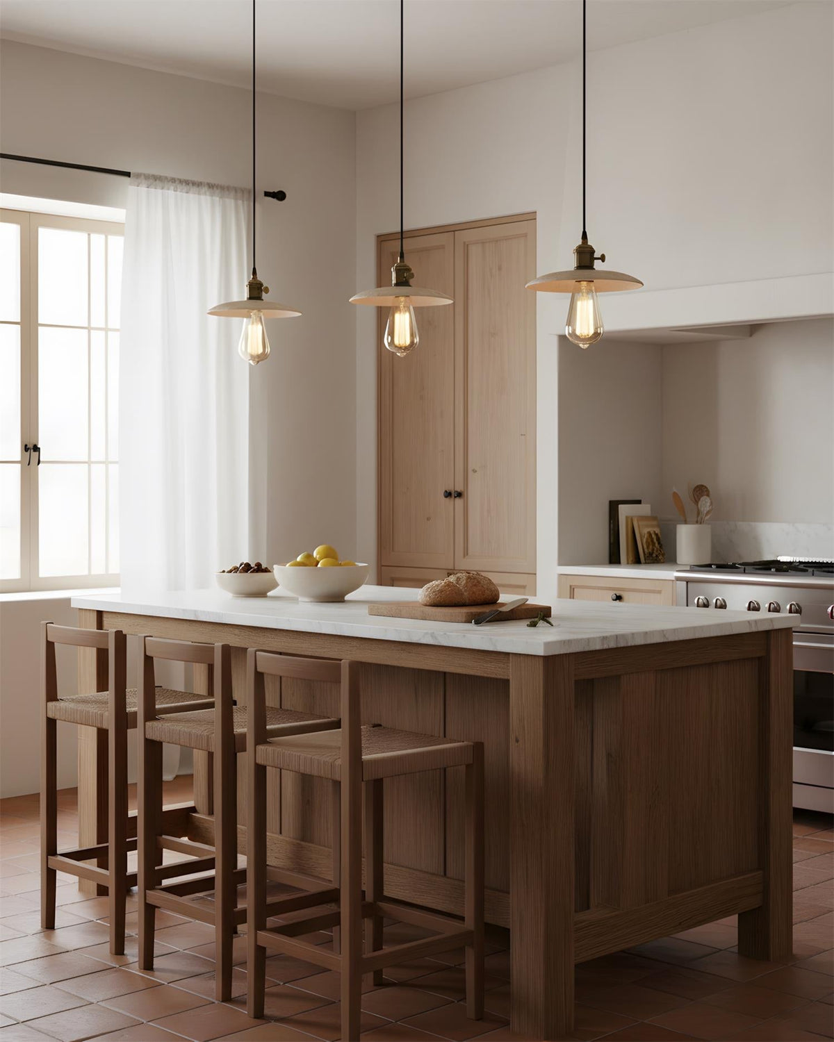 Kilne Travertine Pendant Lamp — product view 4