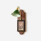 Stillness Green Glass Wall Lamp — product view 1