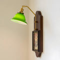 Stillness Green Glass Wall Lamp — product view 2