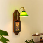 Stillness Green Glass Wall Lamp — product view 5