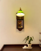 Stillness Green Glass Wall Lamp — product view 6