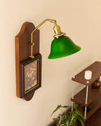 Stillness Green Glass Wall Lamp — product view 9