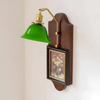 Stillness Green Glass Wall Lamp — product view 10