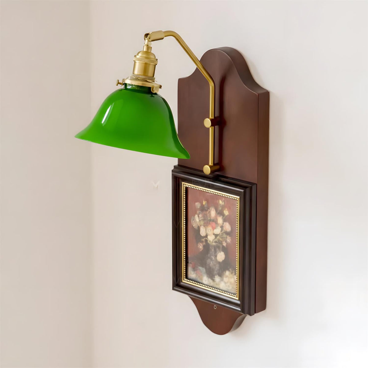 Stillness Green Glass Wall Lamp — product view 10