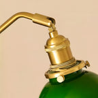 Stillness Green Glass Wall Lamp — product view 12