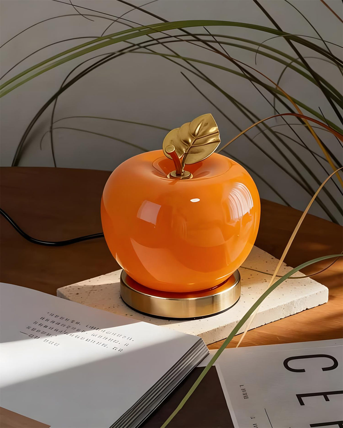 Still Fruit Glass Table Lamp — product view 4