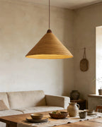 Hollow Cone Wood Pendant Lamp — product view 5