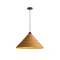Hollow Cone Wood Pendant Lamp — product view 6
